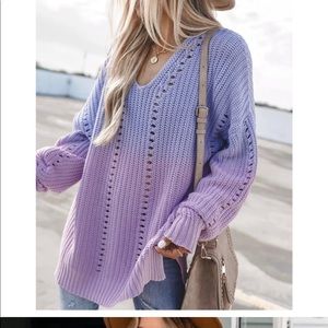 Vici Sealed With A Kiss Ombre Sweater